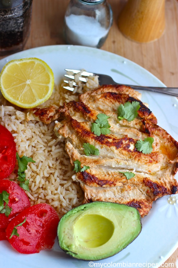 Pollo a la Plancha (Colombian-Style Grilled Chicken Breast)