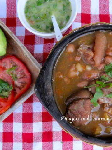 Receta de Frijoles Antioquenos