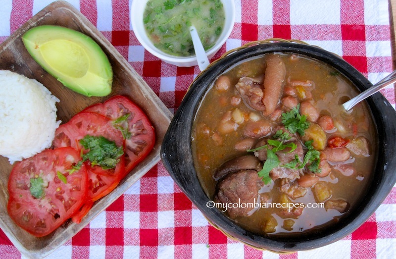 Receta de Frijoles Antioquenos