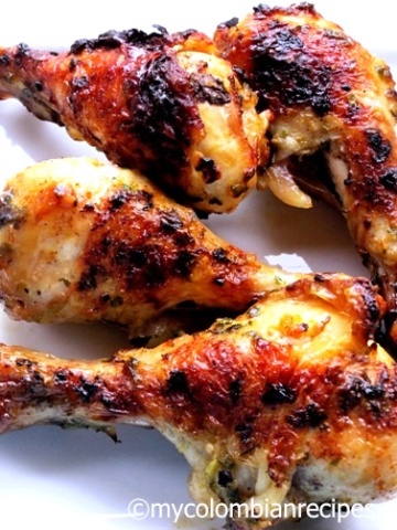 Receta de Pollo Asado Colombiano