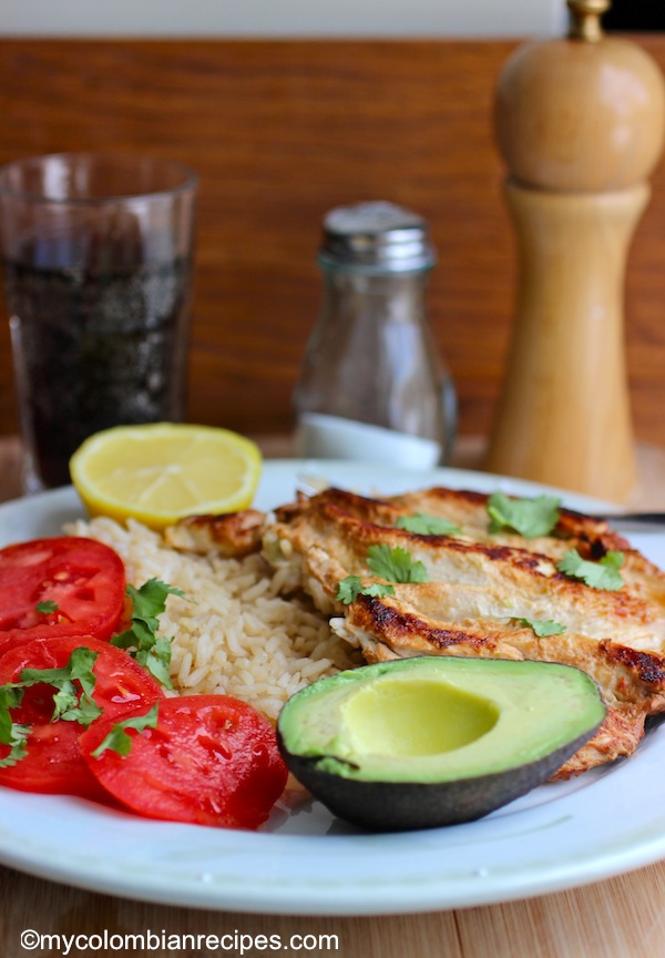 Pollo a la Plancha (Colombian-Style Grilled Chicken Breast)