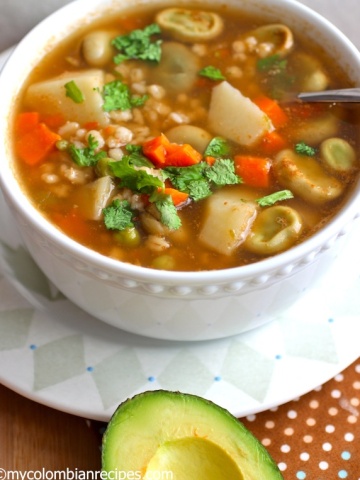 Barley and Fava Bean Soup