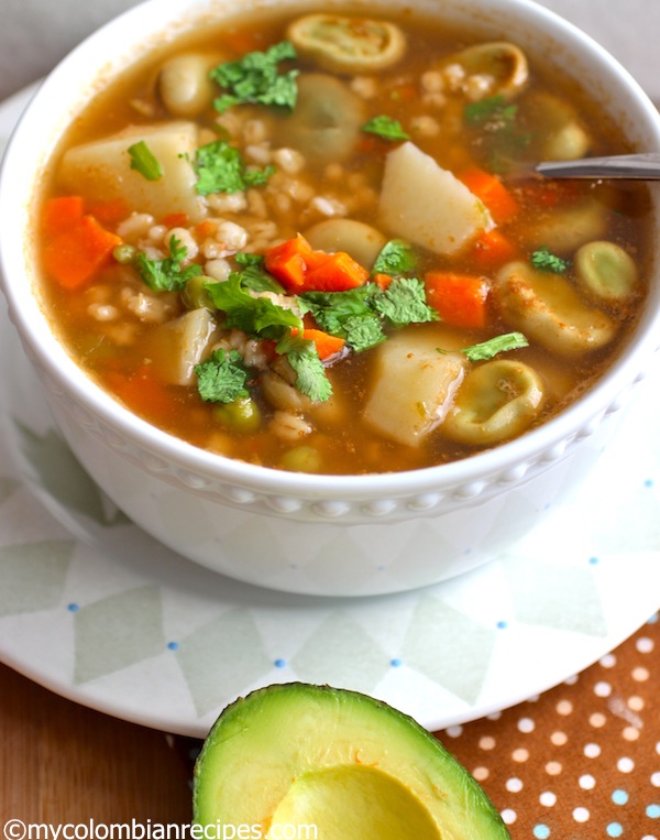 Barley and Fava Bean Soup