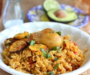 Arroz Atollado de Pollo y Chorizo (Creamy Rice with Chicken and Chorizo)