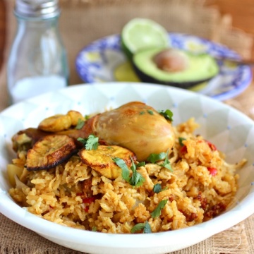 Arroz Atollado de Pollo y Chorizo (Creamy Rice with Chicken and Chorizo)