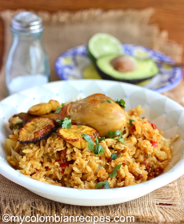 Arroz Atollado de Pollo y Chorizo (Creamy Rice with Chicken and Chorizo)