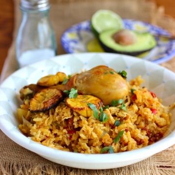 Arroz Atollado de Pollo y Chorizo