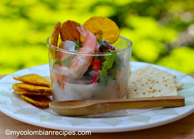 Ceviche de Camarón con Coco (Coconut Shrimp Ceviche)