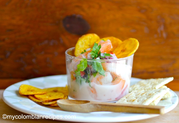 Ceviche de Camarón con Coco (Coconut Shrimp Ceviche)