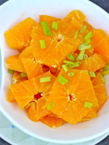 Chuyaco (Colombian Orange Salad)