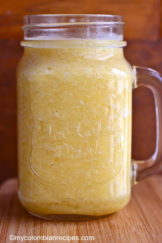 Colada de Piña (Pineapple and Corn Colombian drink)