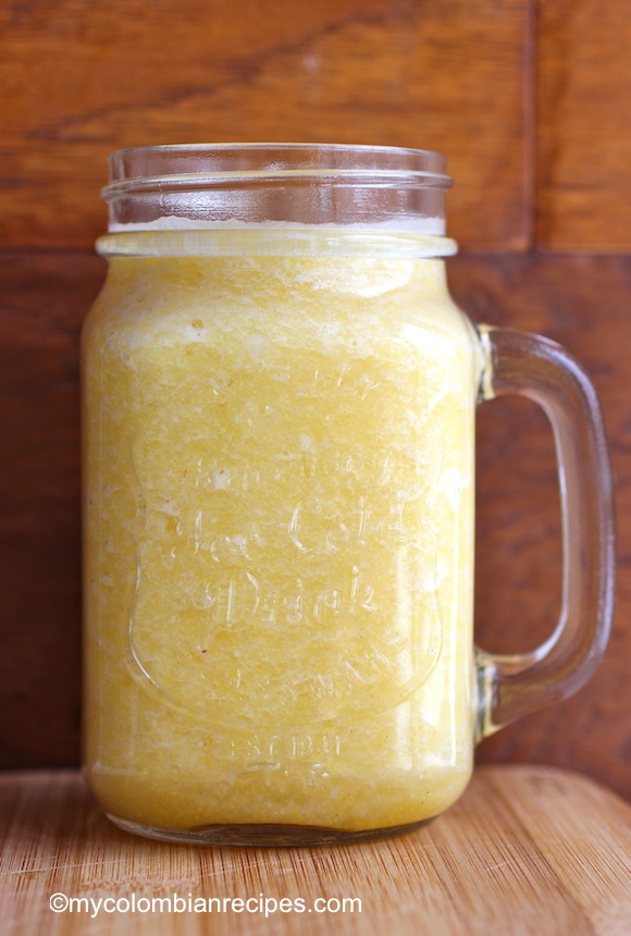 Colada de Piña (Pineapple and Corn Colombian drink)