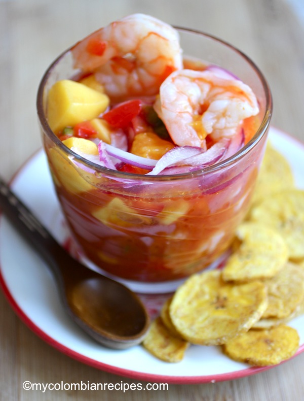 Ceviche de Camarones y Mango (Shrimp and Mango Ceviche)