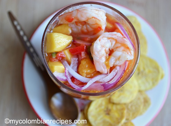 Ceviche de Camarones y Mango (Shrimp and Mango Ceviche)