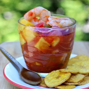 Ceviche de Camarones y Mango (Shrimp and Mango Ceviche)