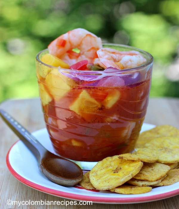 Ceviche de Camarones y Mango (Shrimp and Mango Ceviche)