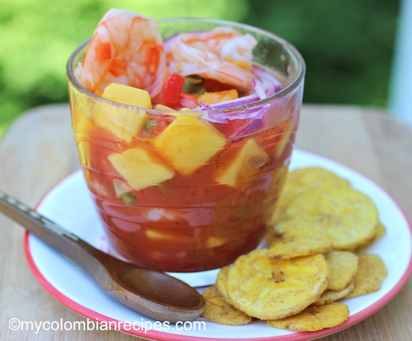 Ceviche de Camarones y Mango (Shrimp and Mango Ceviche)