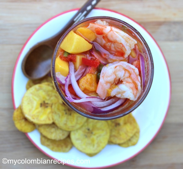 Ceviche de Camarones y Mango (Shrimp and Mango Ceviche)