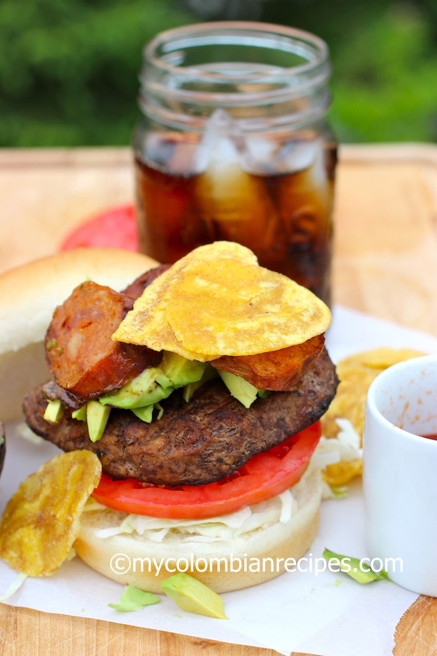 Burger with Chorizo