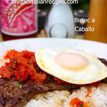 Receta de Bistec a Caballo