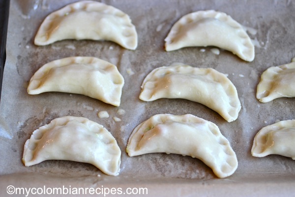 Homemade empanada dough for baking