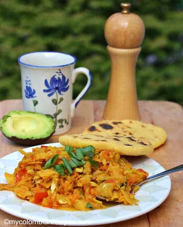 Picillo de Pescado ( Salted Fish with Tomato and Onions)