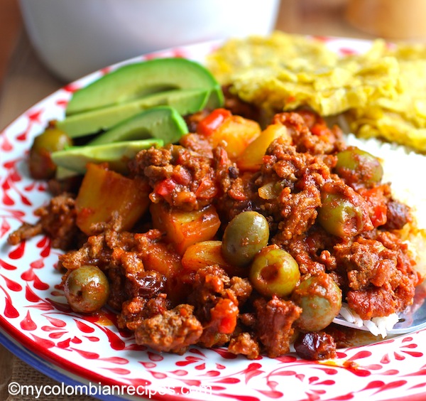 Chorizo and Beef Picadillo