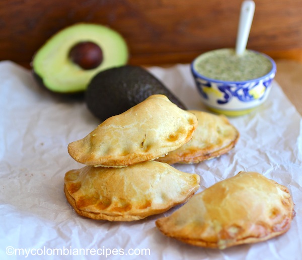 Avocado Empanadas with Cilantro Sauce