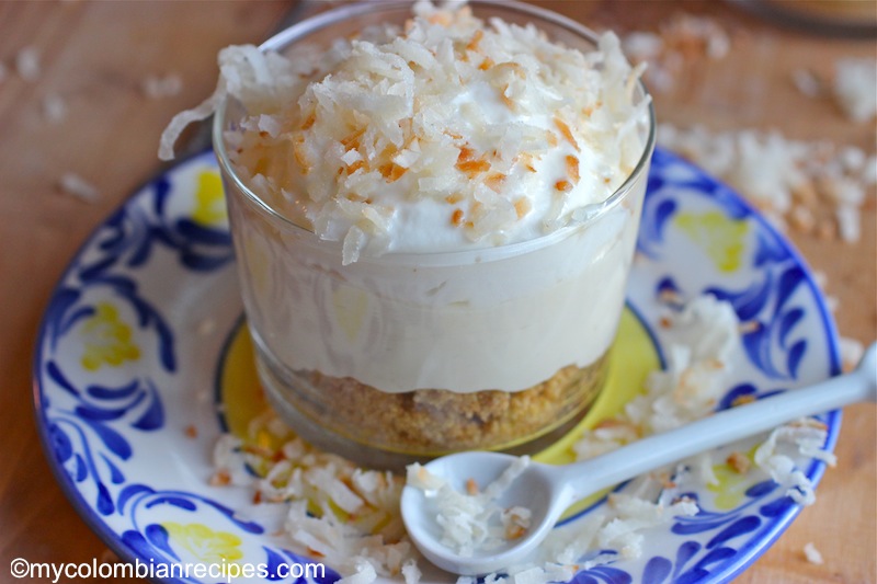 Easy No-Bake Coconut Cheesecake 