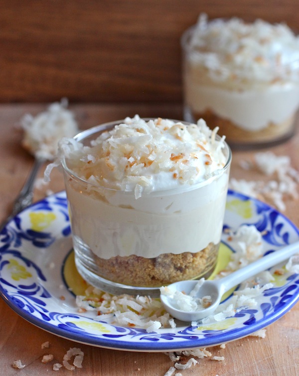 Easy No-Bake Coconut Cheesecake |mycolombianrecipes.com