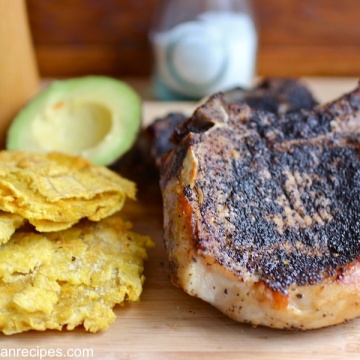 Coffee Crusted Pork Chops |mycolombianrecipes.com