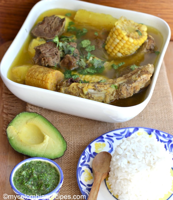 Sancocho Antioqueño o Paisa (Paisa Region Soup) |mycolombianrecipes.com