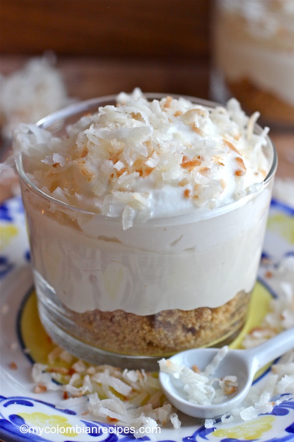 Easy No-Bake Coconut Cheesecake 