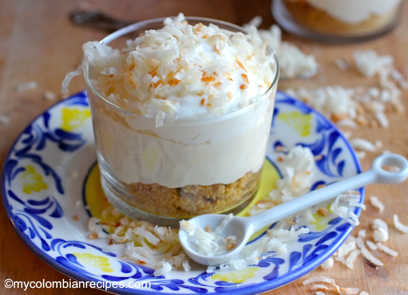 Easy No-Bake Coconut Cheesecake 