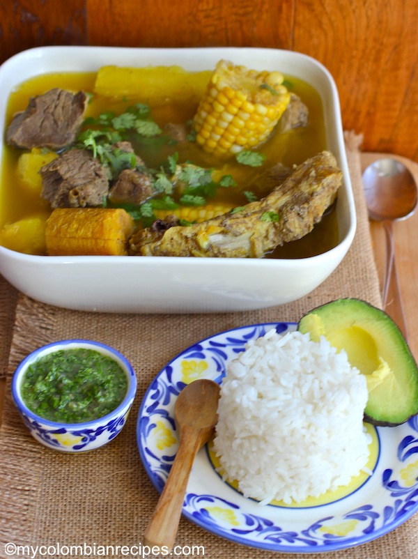 Sancocho Antioqueño o Paisa (Paisa Region Soup) |mycolombianrecipes.com