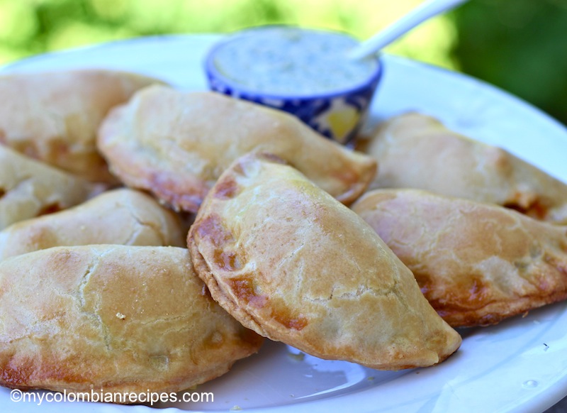 Avocado Empanadas with Cilantro Sauce