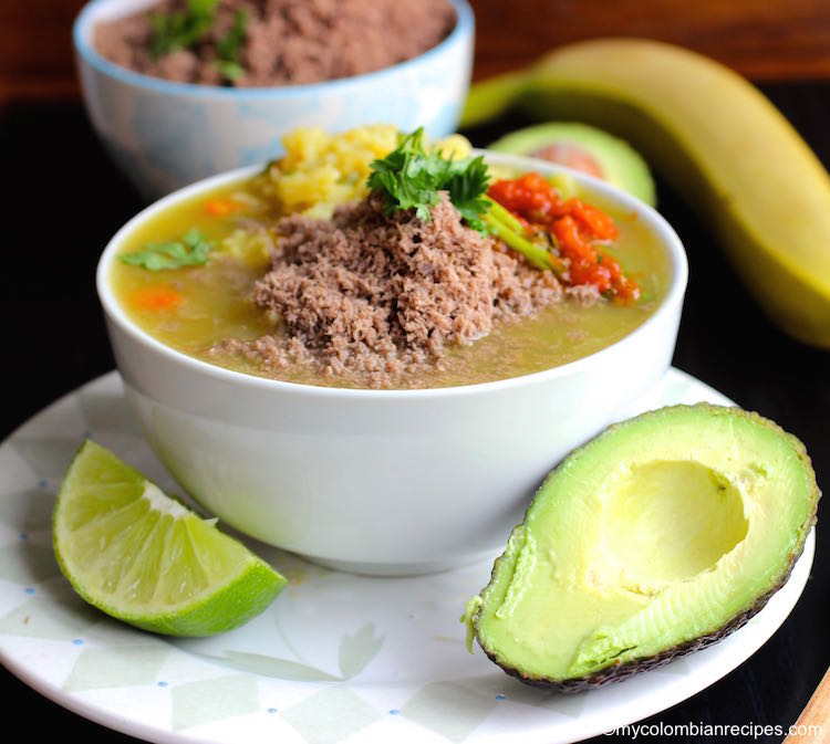 Sopa de Arroz con Carne en Polvo (Rice Soup with Powdered Beef)