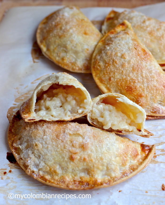 Empanadas de Arroz con Leche (Rice Pudding Empanadas)|mycolombianrecipes.com