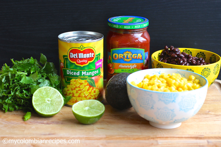 2 minute mango salsa