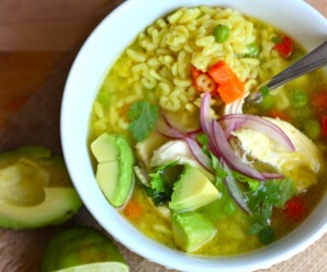 Sopa De Letras Con Pollo Alphabet Soup With Chicken