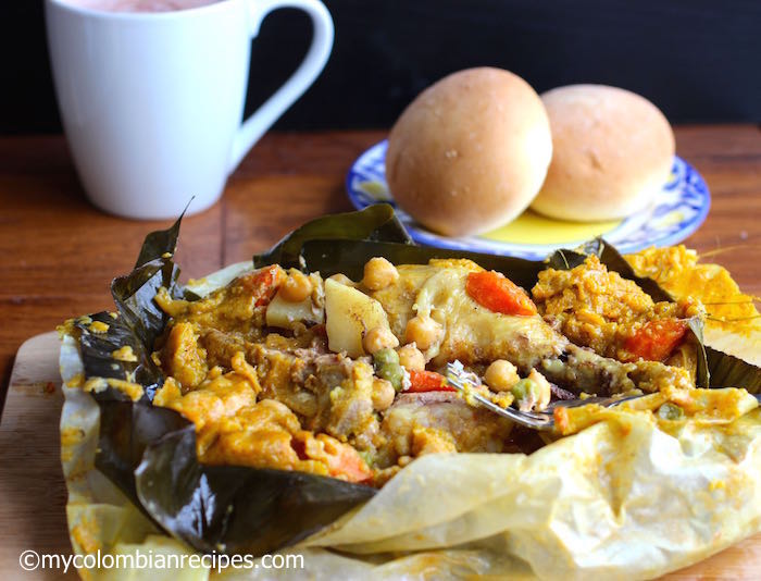 Tamales  Santafereños o Bogotános (Santa Fe Region Tamales)