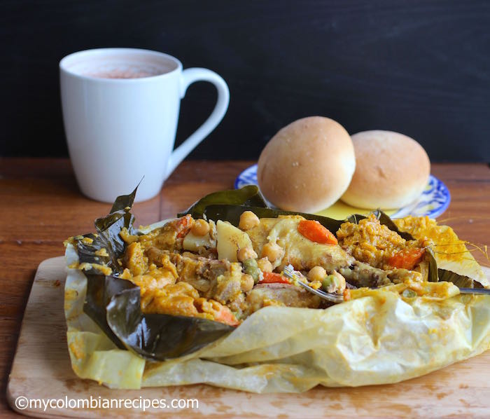 Tamales  Santafereños o Bogotános (Santa Fe Region Tamales)