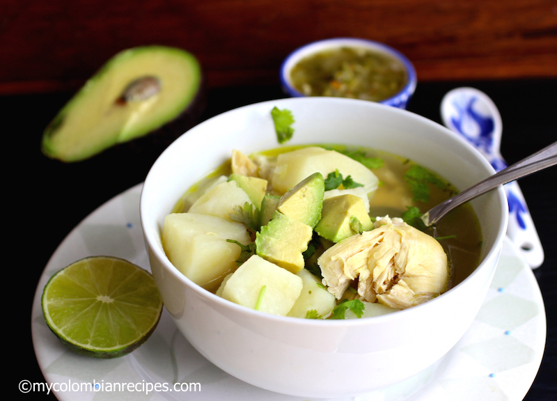 Caldo de Pollo con Papa ( Chicken and Potatoes Broth)