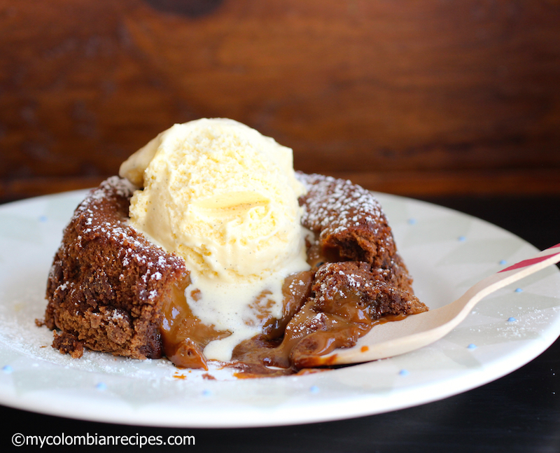 Chocolate-Dulce de Leche Lava Cake