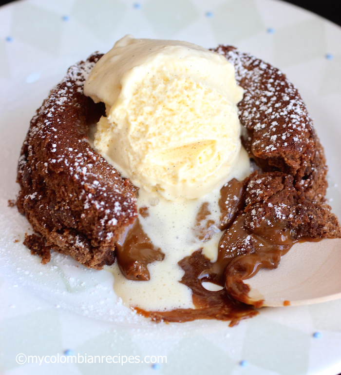 Chocolate-Dulce de Leche Lava Cake