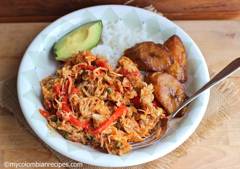 Chicken Ropa Vieja - Colombian Recipes