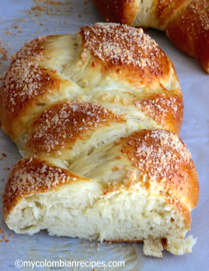 Pan Trenza (Braided Bread) |mycolombianrecipes.com