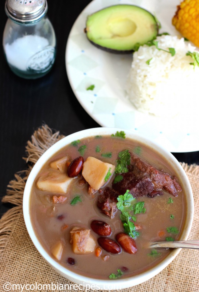 Sopa de Frijoles con Carne (Beans and Beef Soup)