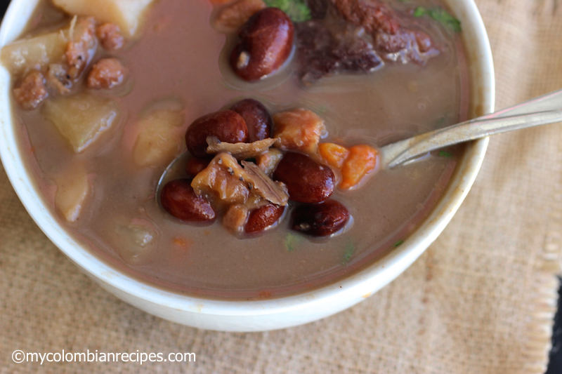 Sopa de Frijoles con Carne (Beans and Beef Soup)