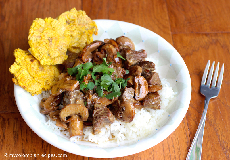 Carne con Champiñones (Beef with Mushrooms)